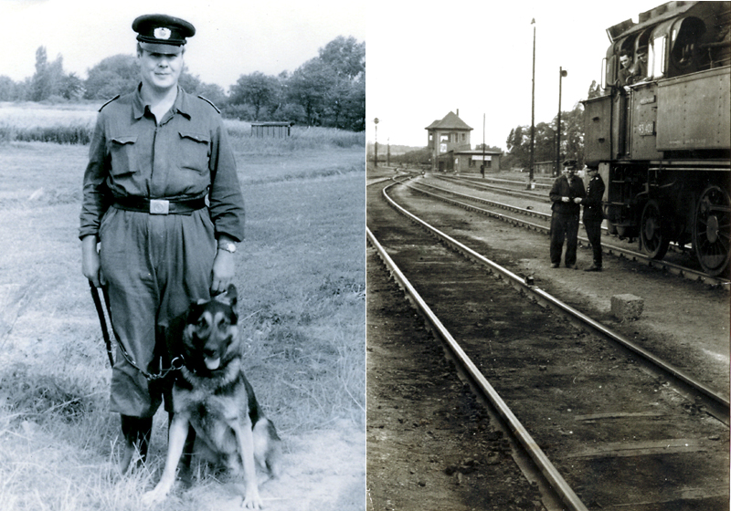 Polizist mit Hund